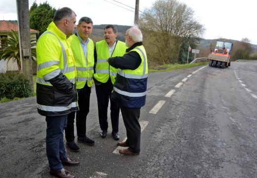 A Xunta inviste máis de 752.000 euros na reparación e reforzo do firme de tres estradas de once concellos da comarca coruñesa